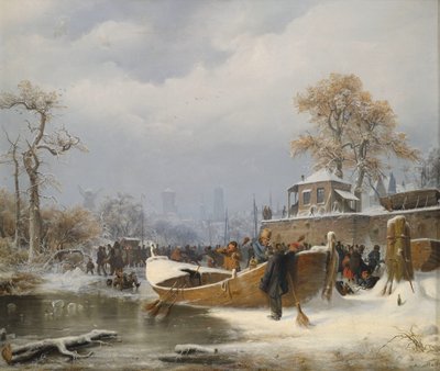 Molo invernale da Andreas Achenbach